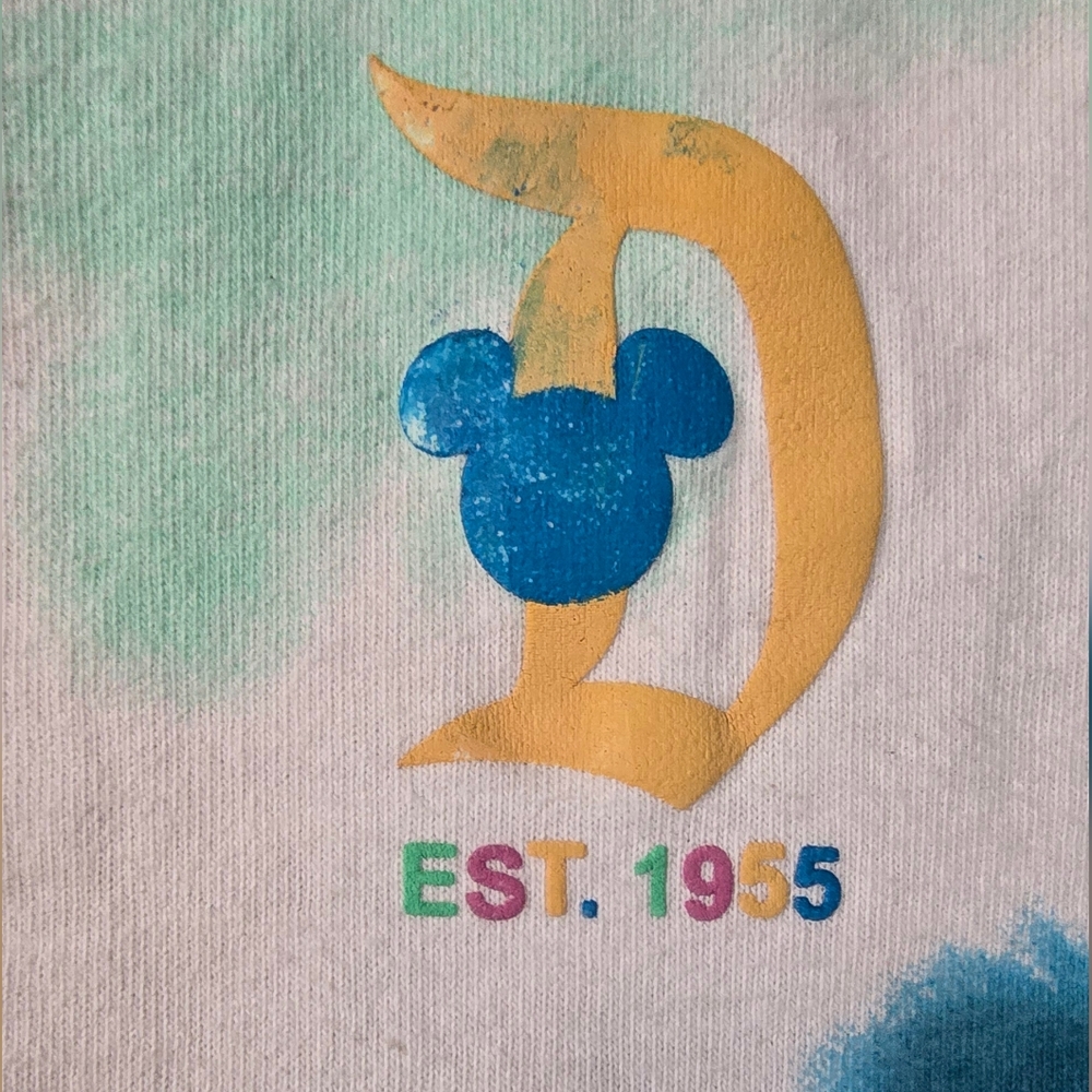 Kids Unisex Tie-Dye (Multi Color) Disneyland Spirit Jersey, Long Sleeve Sz XL - Picture 5 of 11